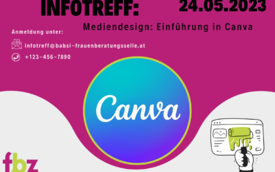InfoTreff Mediendesign: Einführung in Canva