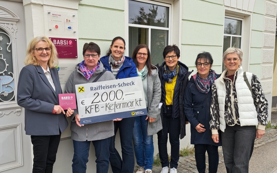 Spende der kfb Kefermarkt